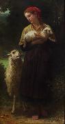 Adolphe William Bouguereau, The Shepherdess (mk26)